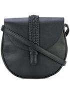Grace Atelier De Luxe - Large Gamine Shoulder Bag - Women - Cotton/calf Leather/leather - One Size, Black, Cotton/calf Leather/leather