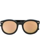 Karen Walker Eyewear Mirrored Sunglasses - Black
