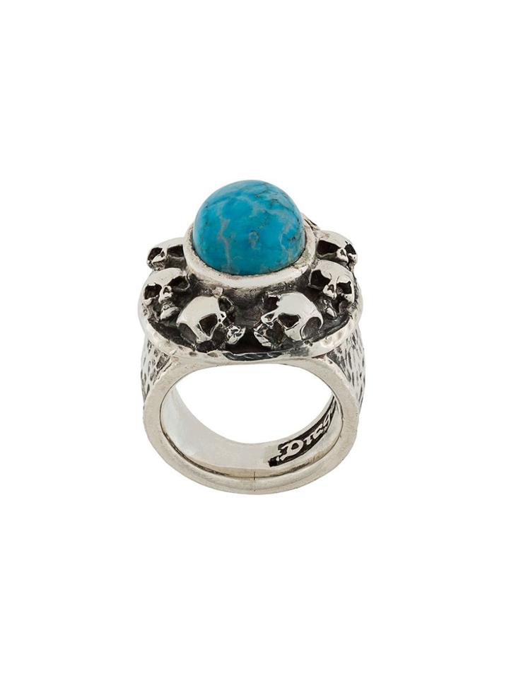 Elf Craft Skull Ring - Metallic