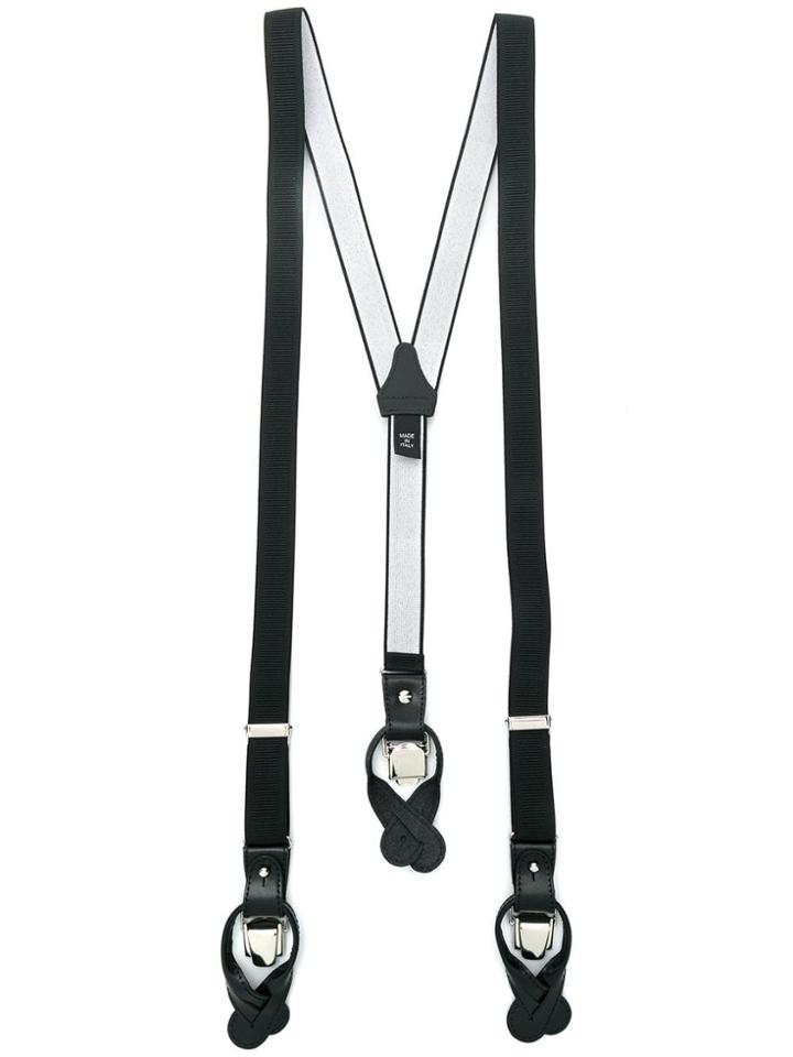 Tagliatore Classic Adjustable Braces - Black