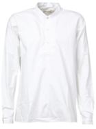Faith Connexion Button Collar Shirt, Men's, Size: S, White, Cotton