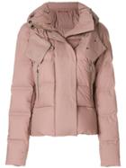 Peuterey Fitted Puffer Jacket - Brown
