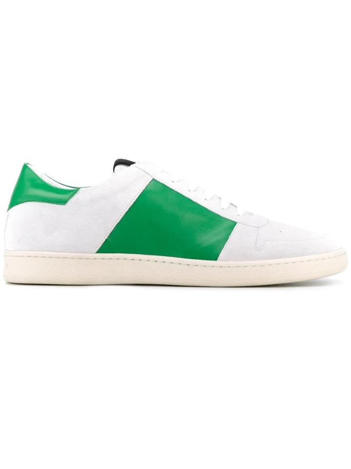 Palm Angels Contrast Panel Sneakers - Grey