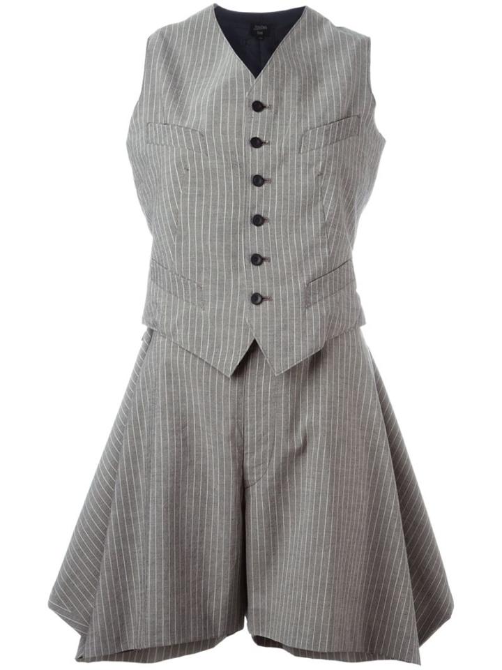 Jean Paul Gaultier Vintage Suspender Shorts And Vest Set