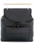 M2malletier Gold Handle Backpack - Black