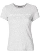 Calvin Klein Jeans Logo Print T-shirt - Grey