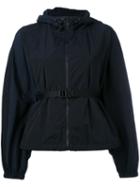 Ahirain Belted Waist Rain Jacket, Women's, Size: Medium, Blue, Polyamide