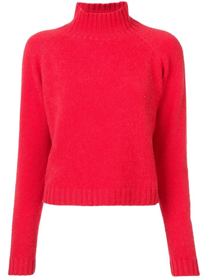 The Elder Statesman Cashmere Highland Turtleneck Jumper - Red