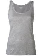 Majestic Filatures Classic Tank Top, Women's, Size: I, Grey, Linen/flax/silk