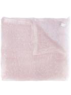 Faliero Sarti - Frayed Scarf - Women - Silk/nylon - One Size, Pink/purple, Silk/nylon