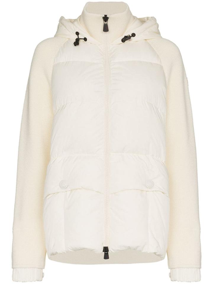 Moncler Grenoble Maglione Padded Jacket - White