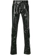 Just Cavalli Patent Leather Trousers - Black