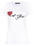 Twin-set Heart Of Glass T-shirt - White