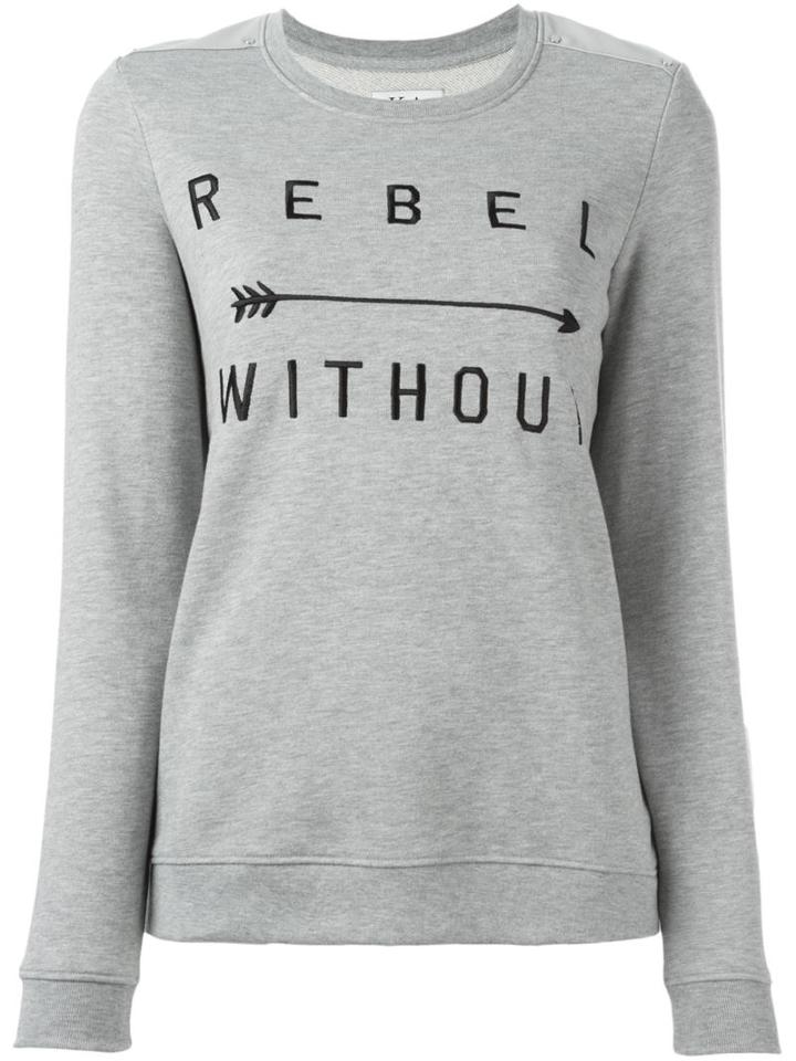 Zoe Karssen Embroidered 'rebel Without' Sweatshirt