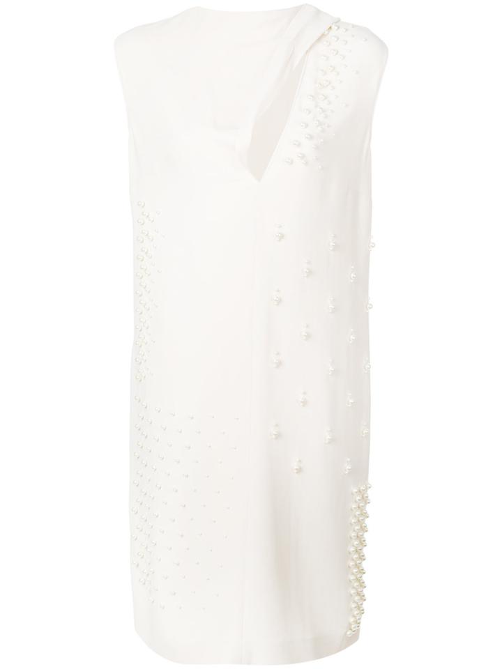 Stella Mccartney Pearl Embellished Dress - Nude & Neutrals
