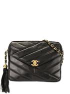 Chanel Vintage Mademoiselle Shoulder Bag - Black