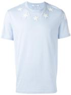 Givenchy Star Embroidered T-shirt - Blue