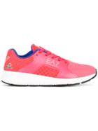 Ea7 Emporio Armani Logo Lace-up Sneakers - Pink & Purple