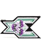 Mary Katrantzou Stamp-print Clutch, Women's, Pink/purple