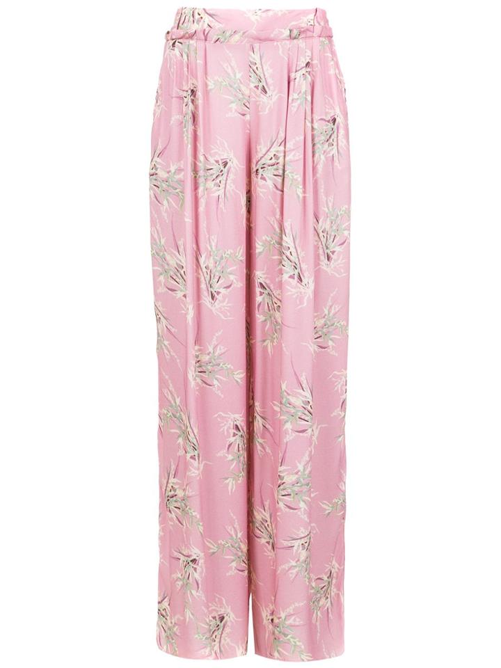 Clube Bossa Printed Riboud Palazzo Pants - Pink & Purple