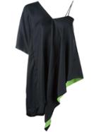 Maison Margiela Asymmetric Blouse, Women's, Size: 40, Black, Silk