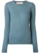 Marni Cashmere Crew Neck Sweater - Blue