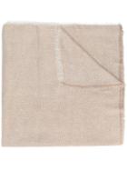 Blanca Wide Distressed Scarf - Neutrals