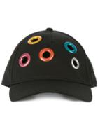 Diesel - Rainbow Rivet Baseball Cap - Unisex - Cotton - One Size, Black, Cotton