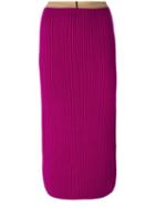 Calvin Klein 205w39nyc Ribbed Bodycon Mid-length Skirt - Pink