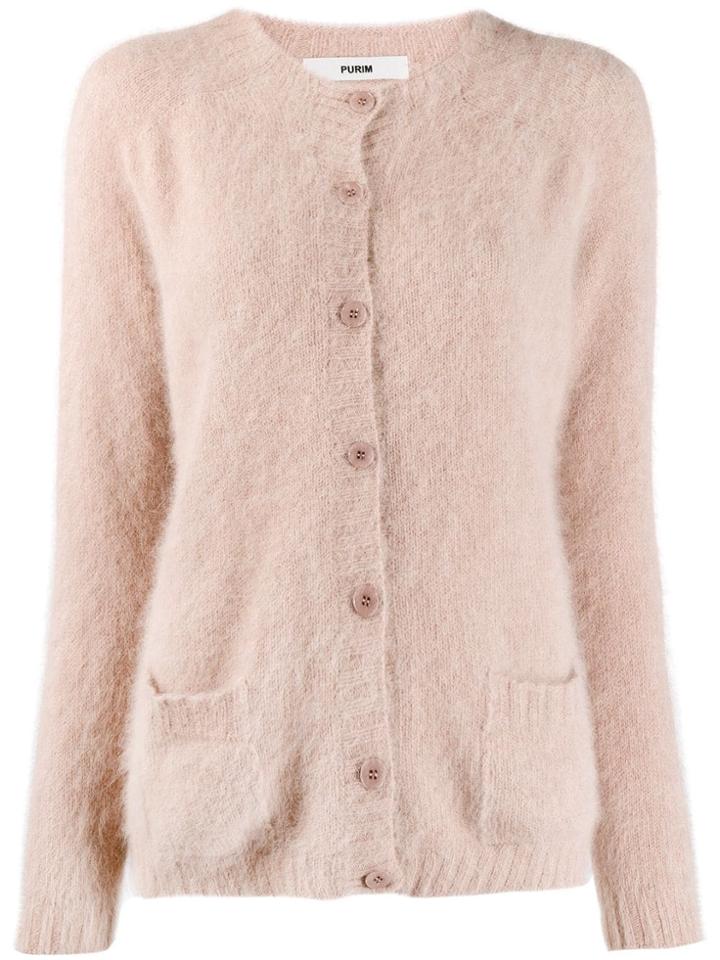 Roberto Collina Relaxed Fit Cardigan - Pink