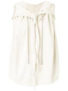 Rick Owens Drkshdw Tie Detail Waistcoat - Nude & Neutrals