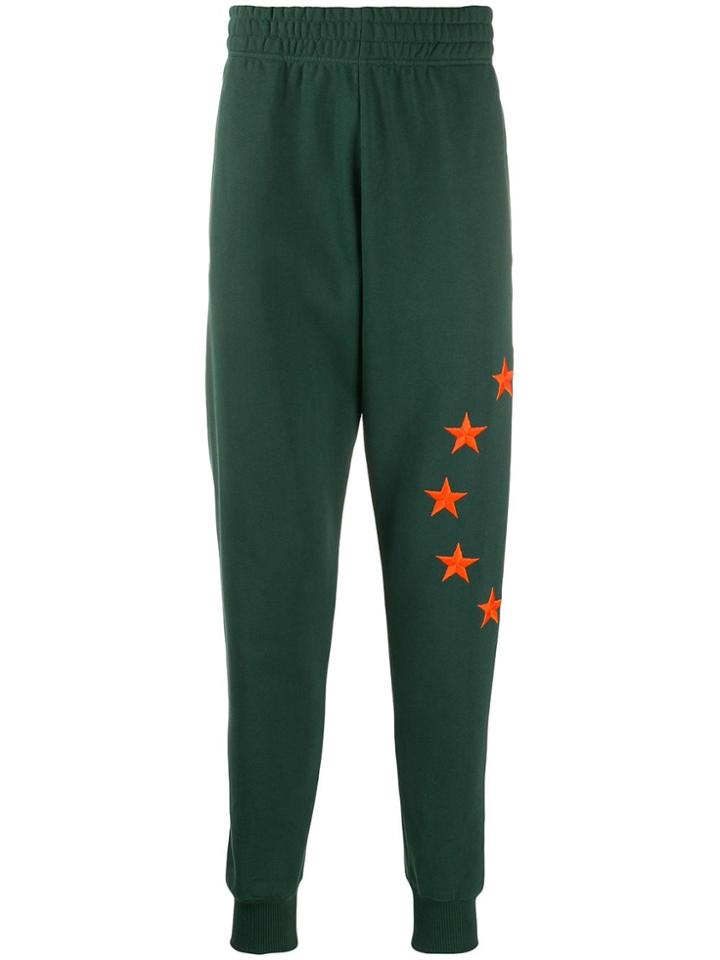 Études Embroidered Star Trousers - Green
