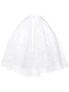 Oscar De La Renta Tulle Lucy Skirt - White