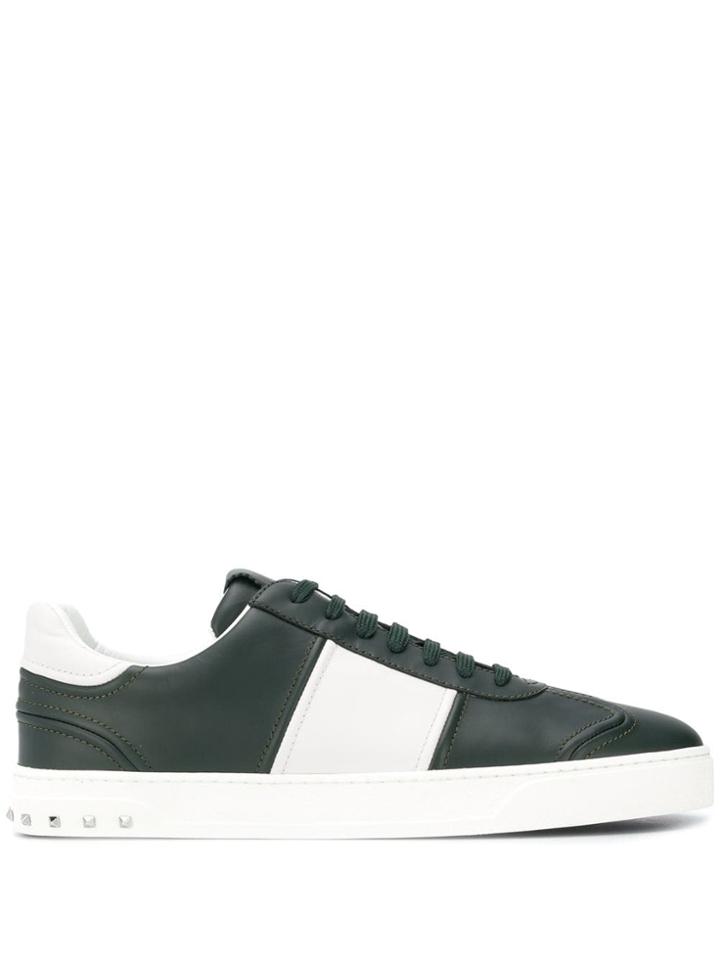 Valentino Valentino Garavani Block Striped Sneakers - Green