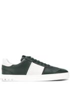 Valentino Valentino Garavani Block Striped Sneakers - Green