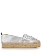 Moschino Teddy Espadrilles - Silver