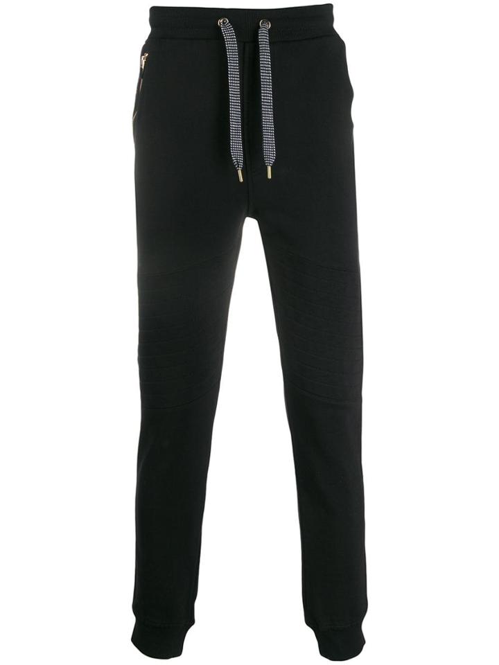 Just Cavalli Zippered Track Pants - Black
