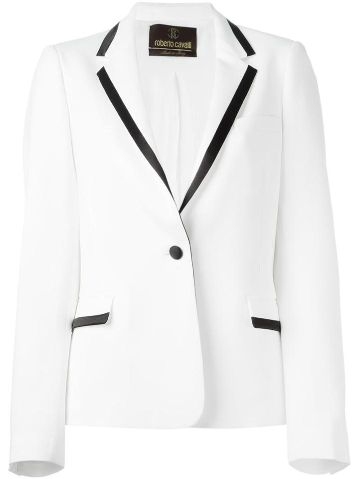 Roberto Cavalli Contrast Trim Blazer