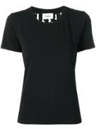 Dondup Lace-up Detail T-shirt - Black
