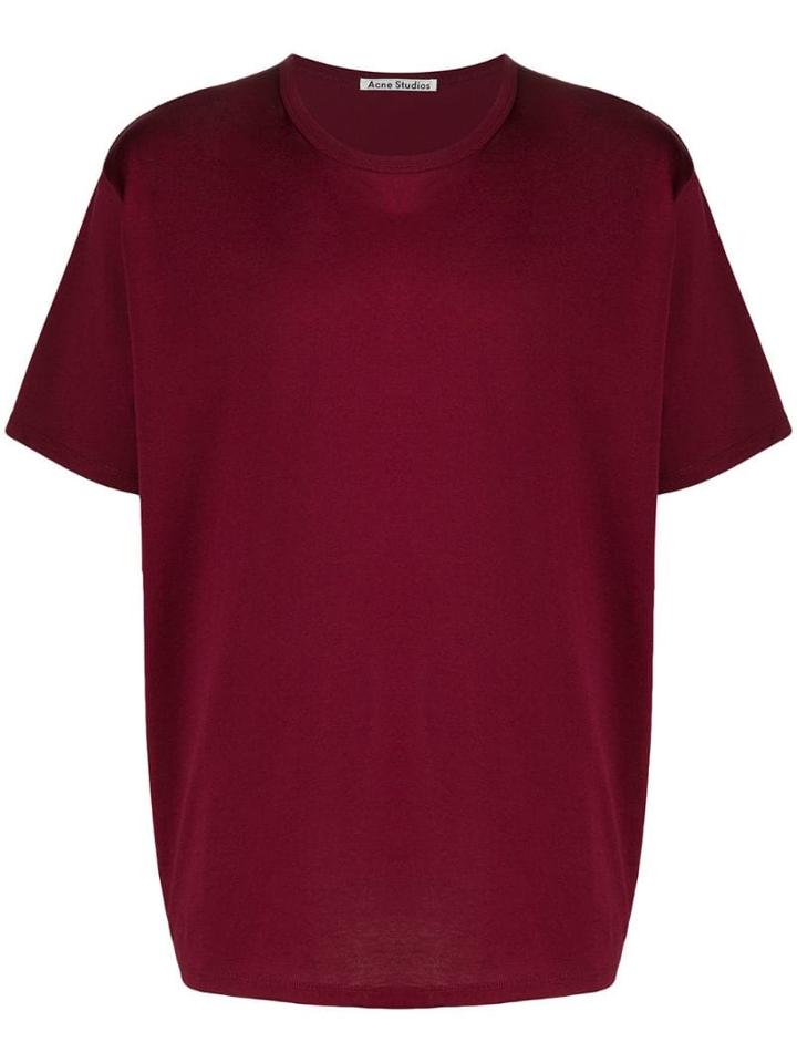 Acne Studios Niagara Crew Neck T-shirt - Red
