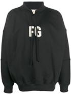 Fear Of God Flocked Insignia Sweatshirt - Black