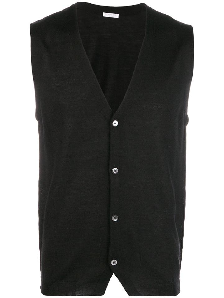 Cenere Gb Classic Sweater Vest - Black