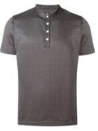 Eleventy Polo Shirt, Men's, Size: Medium, Grey, Cotton