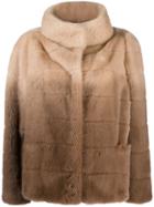 Simonetta Ravizza Oversized Gradient Jacket - Neutrals