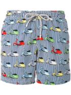 Gustavia Swim Shorts - Men - Nylon/polyester/spandex/elastane - L, Blue, Nylon/polyester/spandex/elastane, Mc2 Saint Barth