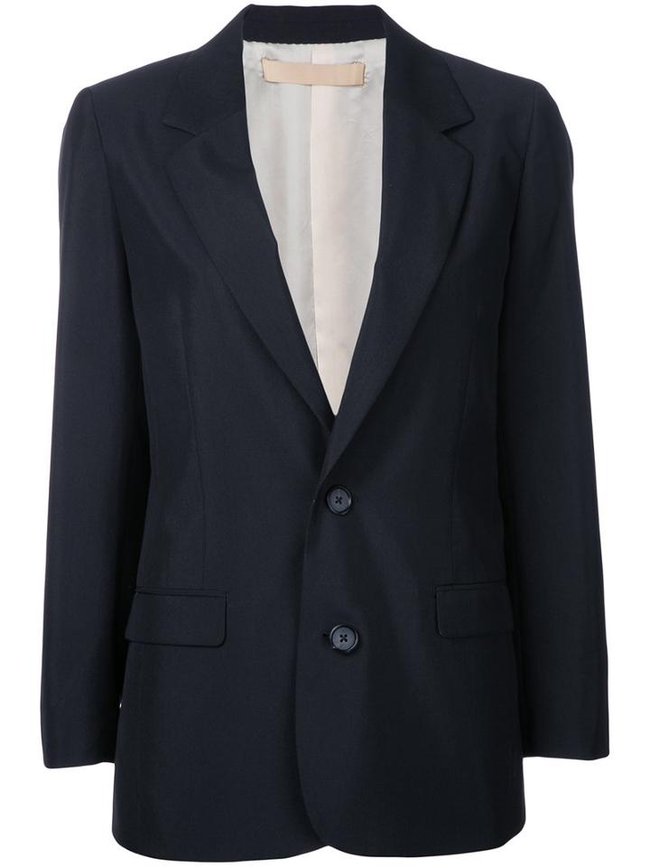 Cityshop - Two-button Blazer - Women - Polyester/wool - 38, Black, Polyester/wool