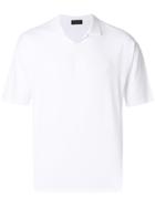 Roberto Collina Knitted Polo Shirt - White