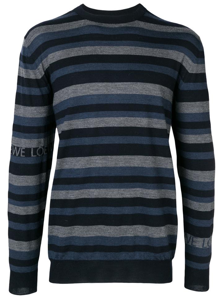 Loewe Striped Jumper - Blue