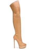 Casadei Platform Heel Thigh-length Boots