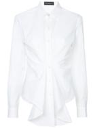 Rossella Jardini Cinched Waist Shirt - White